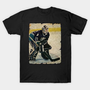 Guy Hebert, 1995 in Mighty Ducks of Anaheim (27 Shutouts) T-Shirt